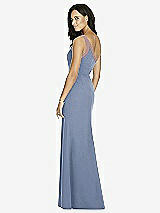 Rear View Thumbnail - Larkspur Blue & Sienna Social Bridesmaids Dress 8178