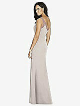 Rear View Thumbnail - Taupe & Sienna Social Bridesmaids Dress 8178