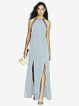 Front View Thumbnail - Mist & English Rose Social Bridesmaids Dress 8179