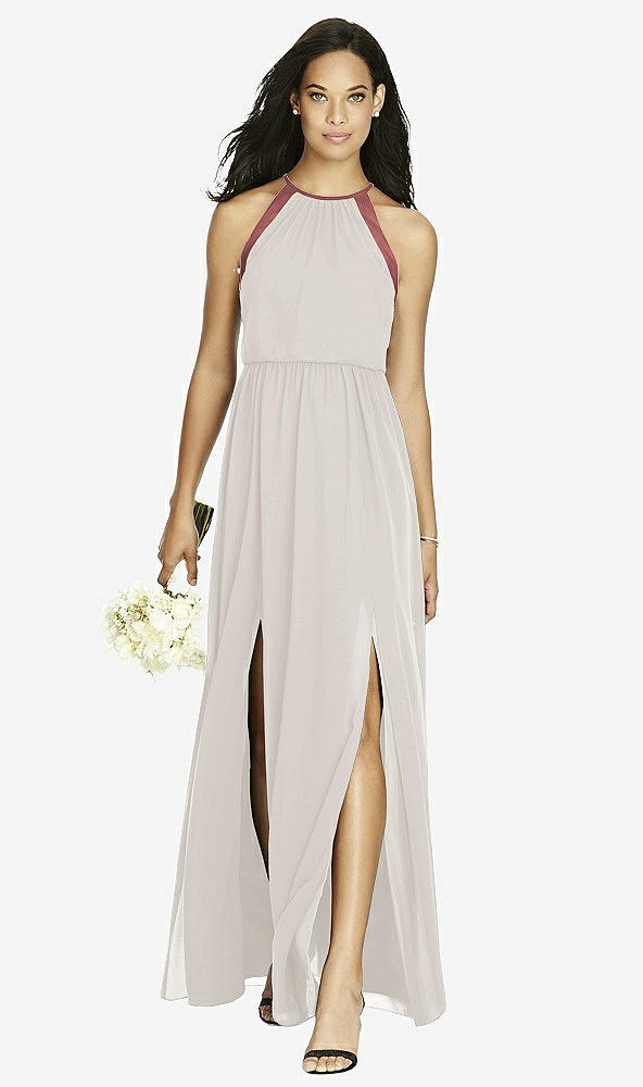 Front View - Oyster & English Rose Social Bridesmaids Dress 8179