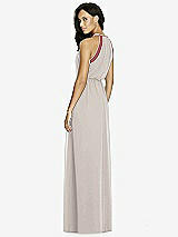 Rear View Thumbnail - Taupe & English Rose Social Bridesmaids Dress 8179
