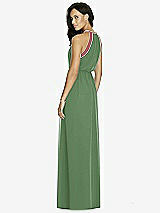 Rear View Thumbnail - Vineyard Green & English Rose Social Bridesmaids Dress 8179