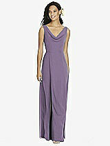 Front View Thumbnail - Lavender Social Bridesmaids Dress 8180