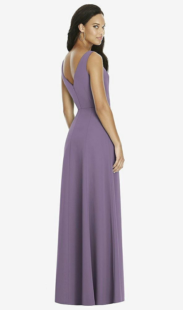 Back View - Lavender Social Bridesmaids Dress 8180