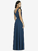 Rear View Thumbnail - Sofia Blue Social Bridesmaids Dress 8180