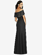 Rear View Thumbnail - Black Social Bridesmaids Dress 8182