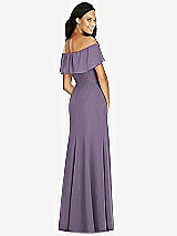 Rear View Thumbnail - Lavender Social Bridesmaids Dress 8182