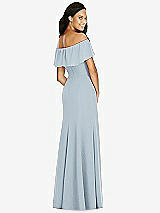 Rear View Thumbnail - Mist Social Bridesmaids Dress 8182