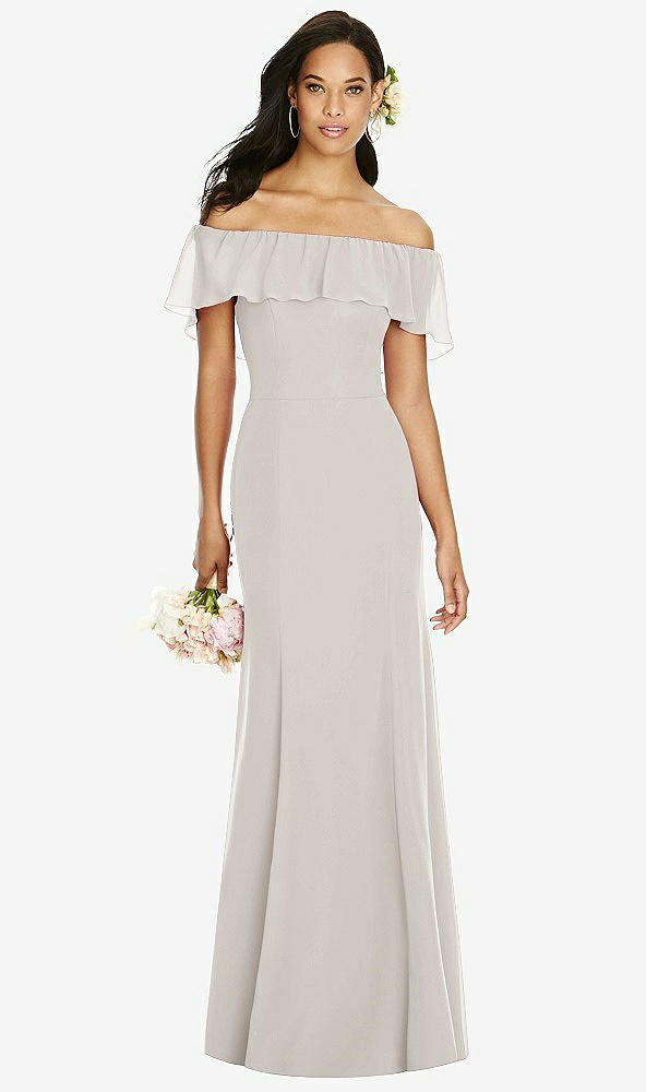 Front View - Oyster Social Bridesmaids Dress 8182