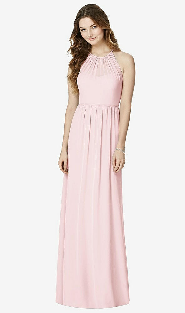 Front View - Ballet Pink Bella Bridesmaids Dress BB100