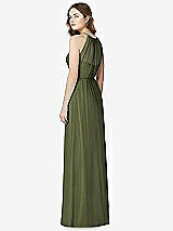Rear View Thumbnail - Olive Green Bella Bridesmaids Dress BB100