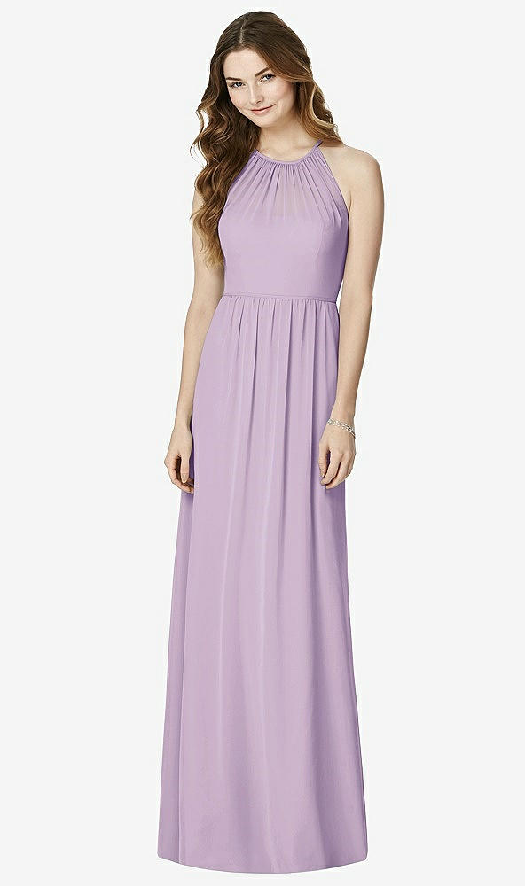 Front View - Pale Purple Bella Bridesmaids Dress BB100