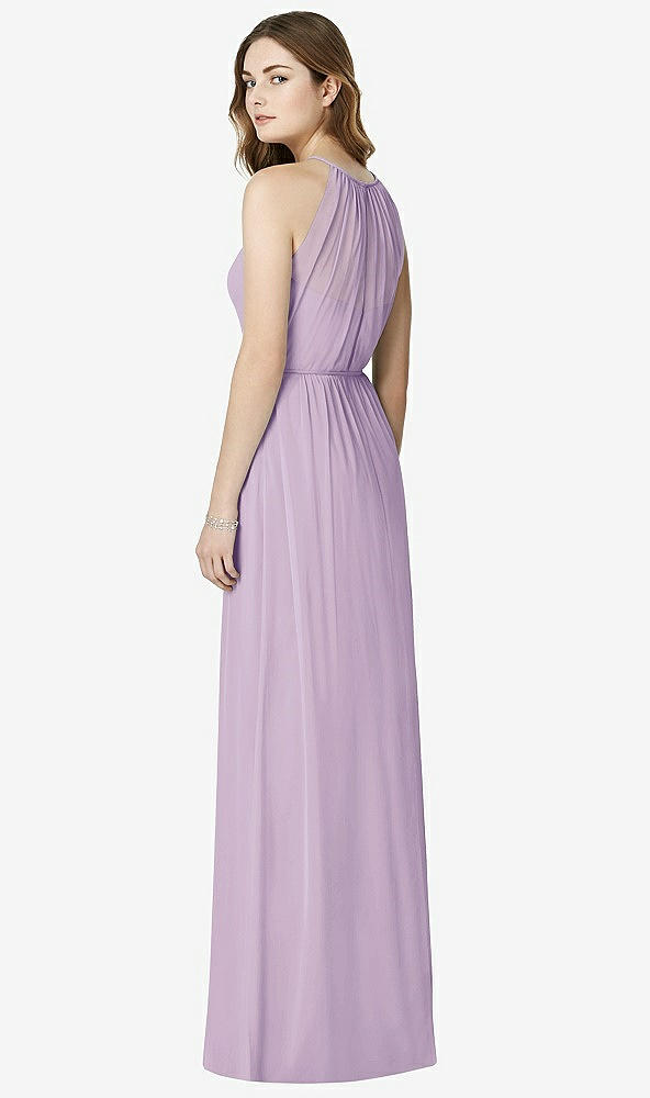 Back View - Pale Purple Bella Bridesmaids Dress BB100
