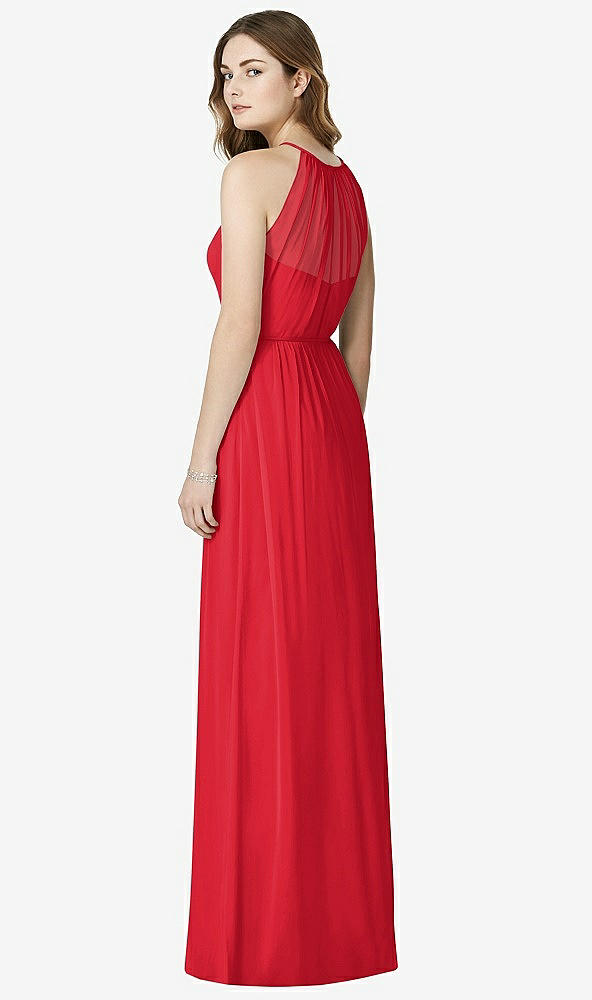 Back View - Parisian Red Bella Bridesmaids Dress BB100