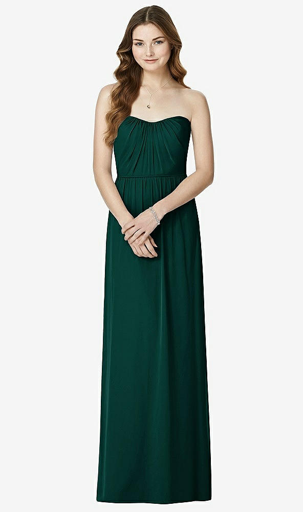 Front View - Evergreen Bella Bridesmaids Dress BB101