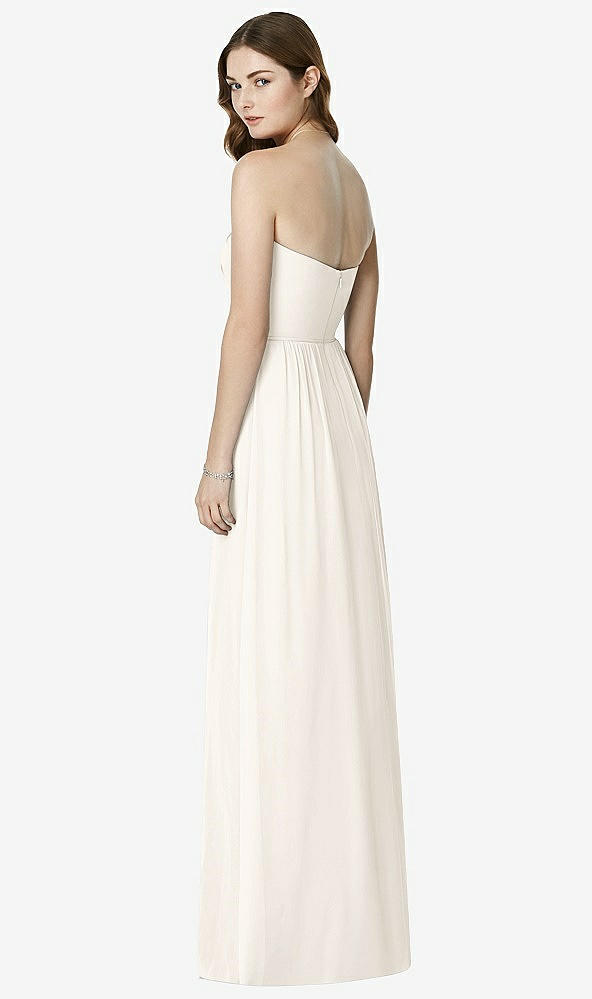 Back View - Ivory Bella Bridesmaids Dress BB101