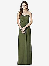 Front View Thumbnail - Olive Green Bella Bridesmaids Dress BB101