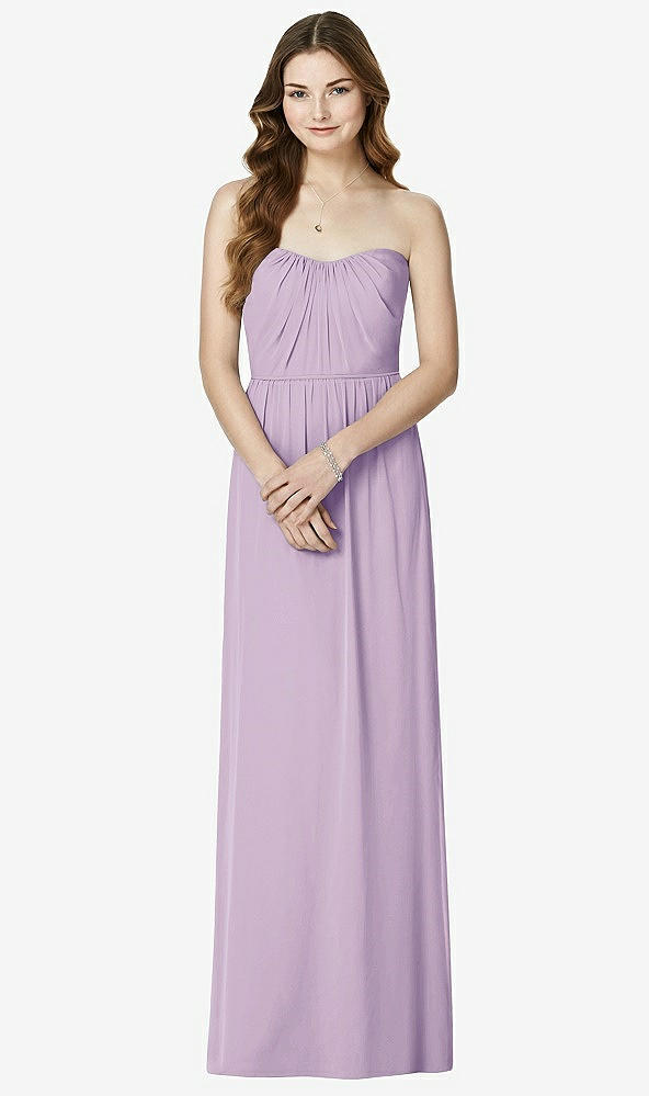 Front View - Pale Purple Bella Bridesmaids Dress BB101