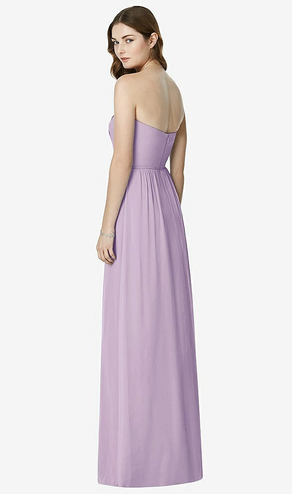 Back View - Pale Purple Bella Bridesmaids Dress BB101