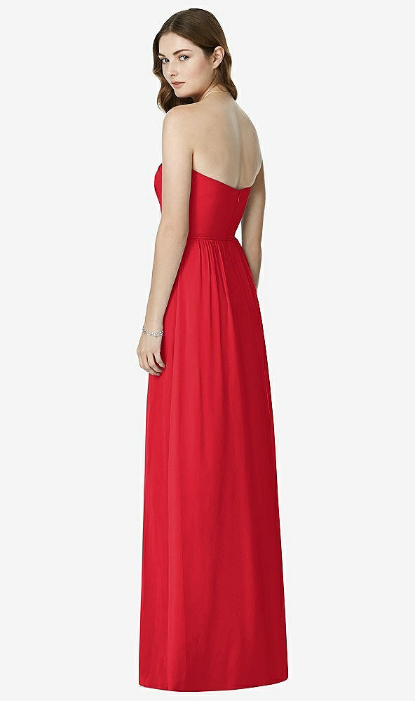Back View - Parisian Red Bella Bridesmaids Dress BB101