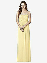 Front View Thumbnail - Pale Yellow Bella Bridesmaids Dress BB101