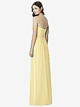 Rear View Thumbnail - Pale Yellow Bella Bridesmaids Dress BB101