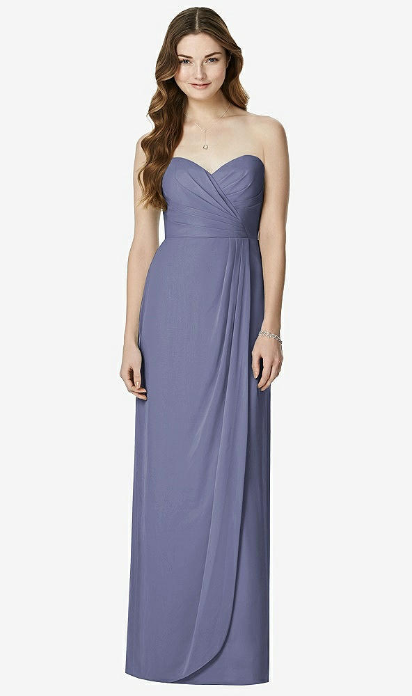 Front View - French Blue Bella Bridesmaids Dress BB102