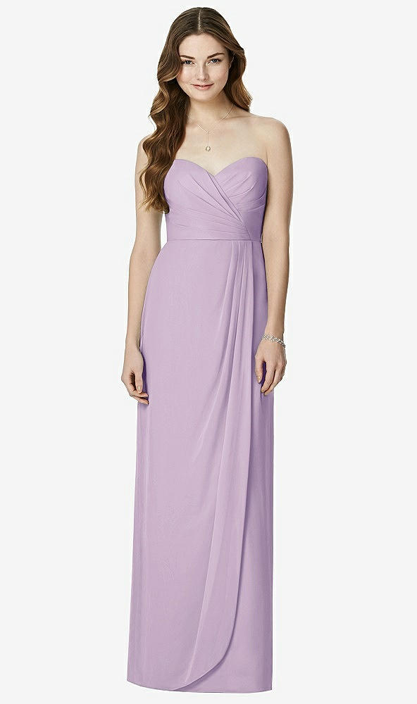 Front View - Pale Purple Bella Bridesmaids Dress BB102