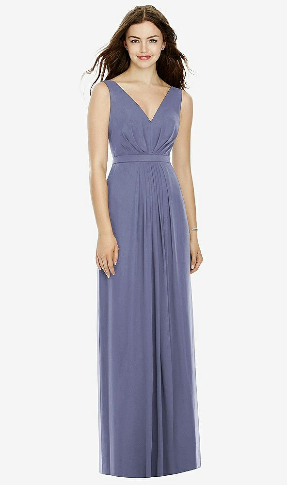 Front View - French Blue Bella Bridesmaids Dress BB103