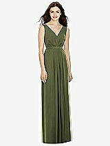Front View Thumbnail - Olive Green Bella Bridesmaids Dress BB103