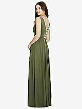 Rear View Thumbnail - Olive Green Bella Bridesmaids Dress BB103