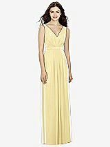 Front View Thumbnail - Pale Yellow Bella Bridesmaids Dress BB103