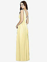 Rear View Thumbnail - Pale Yellow Bella Bridesmaids Dress BB103
