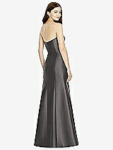 Rear View Thumbnail - Caviar Gray Bella Bridesmaids Dress BB104