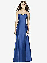 Front View Thumbnail - Classic Blue Bella Bridesmaids Dress BB104