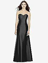 Front View Thumbnail - Black Bella Bridesmaids Dress BB104