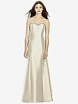 Front View Thumbnail - Champagne Bella Bridesmaids Dress BB104