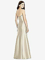 Rear View Thumbnail - Champagne Bella Bridesmaids Dress BB104
