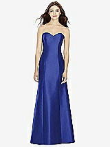 Front View Thumbnail - Cobalt Blue Bella Bridesmaids Dress BB104