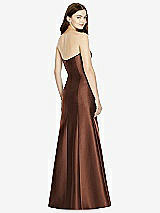 Rear View Thumbnail - Cognac Bella Bridesmaids Dress BB104