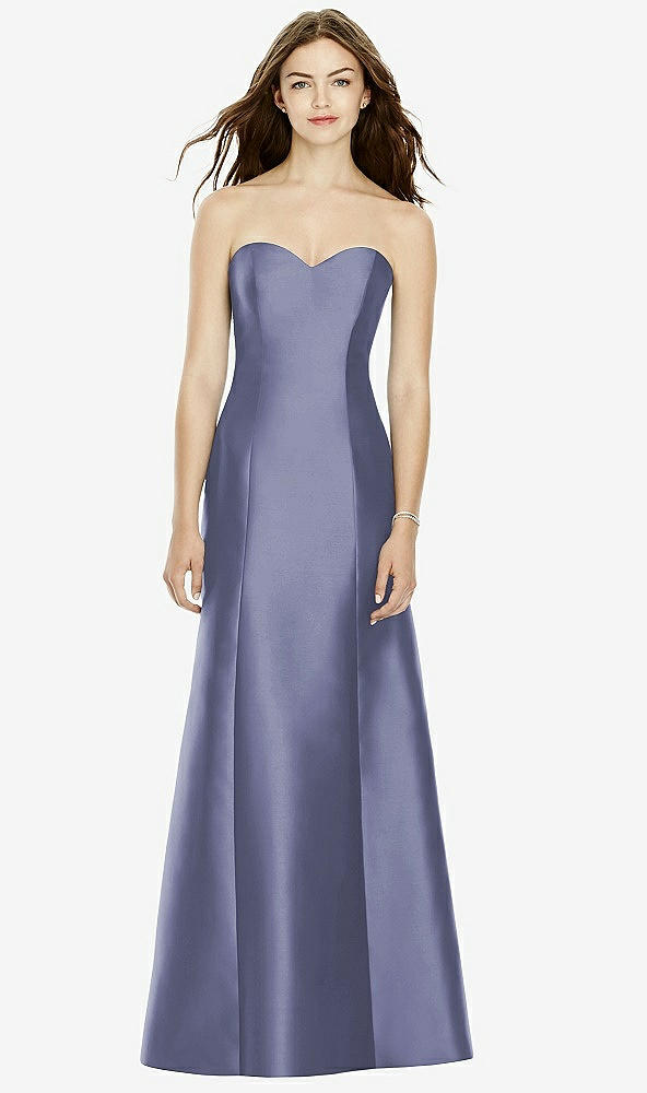 Front View - French Blue Bella Bridesmaids Dress BB104