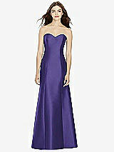 Front View Thumbnail - Grape Bella Bridesmaids Dress BB104