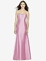 Front View Thumbnail - Powder Pink Bella Bridesmaids Dress BB104