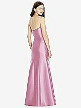 Rear View Thumbnail - Powder Pink Bella Bridesmaids Dress BB104
