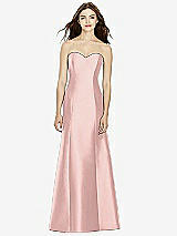 Front View Thumbnail - Rose - PANTONE Rose Quartz Bella Bridesmaids Dress BB104