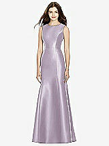 Rear View Thumbnail - Lilac Haze Bella Bridesmaids Dress BB106