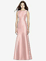 Rear View Thumbnail - Rose - PANTONE Rose Quartz Bella Bridesmaids Dress BB106