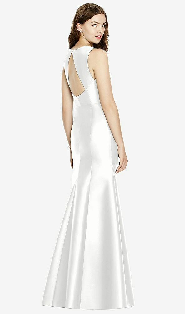 Front View - White Bella Bridesmaids Dress BB106
