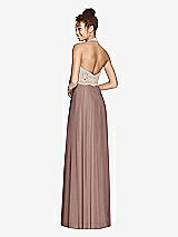 Rear View Thumbnail - Sienna & Cameo Studio Design Collection 4512 Full Length Halter Top Bridesmaid Dress