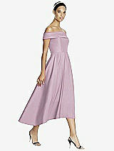 Front View Thumbnail - Suede Rose Studio Design 4513 Midi Off-the-Shoulder Bridesmaid Dress